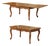 20th Century French Louis XV Oak Parquetry Refectory Dining Table With Leaves For Sale