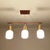 1960s Danish Pendant Light in Glass and Teak, 1960s For Sale - Image 5 of 18