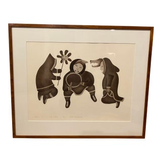 1985 Kalvak Stencil on Paper For Sale