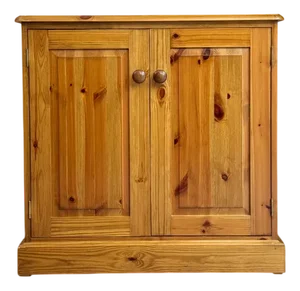 Pine Farmhouse Record Cupboard, 2000s
