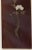 Wood Vintage 1940’s Asian Lacquered Red Mahogany Art Panels With Brass and Tin Flowers and Butterflies Inlay - Set of 2 For Sale - Image 7 of 12