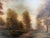 Large Antique European School Oil/Canvas Painting Signed Landscape Ornate Framed For Sale - Image 11 of 12