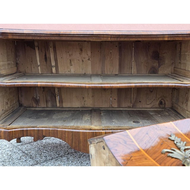 Early 18th Century Antique Chest of Drawers with Two Drawers, 1730 For Sale - Image 5 of 12