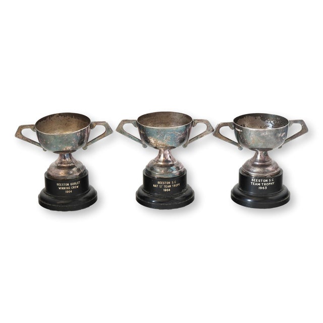 English 1960s Miniature Sailing Club Trophies, S/3 For Sale - Image 3 of 5
