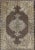 Textile Chocolate Background Vintage Turkish Oushak Rug With Floral Medallion in Cream For Sale - Image 7 of 7
