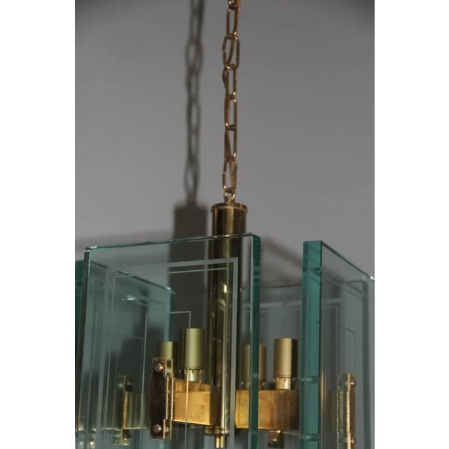 Large Glass Pendant, 1950s For Sale - Image 4 of 8