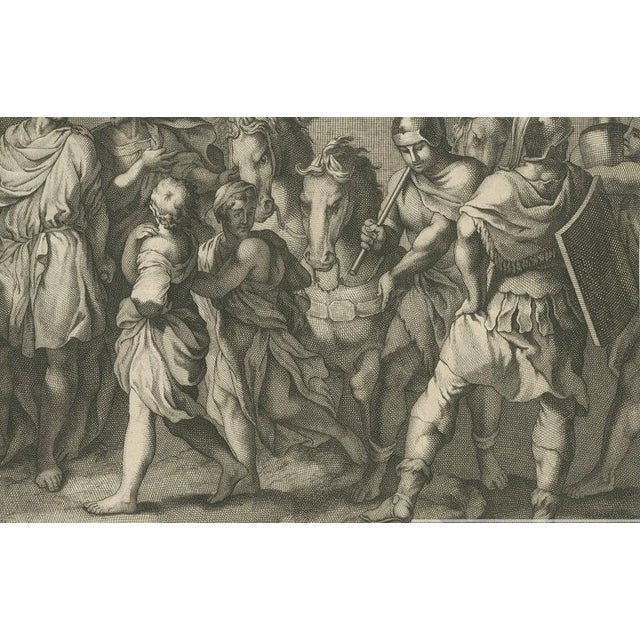 Military Procession with Spoils of War After Gerard De Lairesse Rossetti, 1700, Paper For Sale - Image 6 of 9