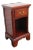 Mahogany Tall Nightstand Side End Table For Sale