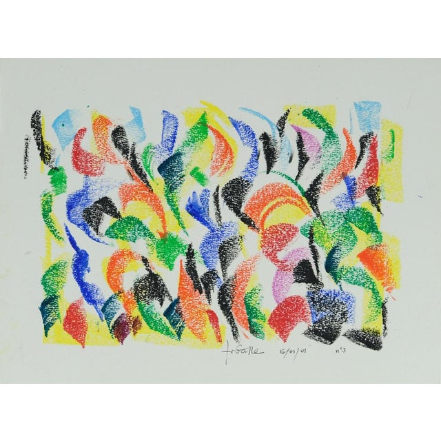 Françoise Galle, Sun Mist, Pastel For Sale - Image 7 of 7