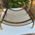 Brass MCM Brass and Glass Modern Fireplace Wood Holder For Sale - Image 8 of 16