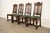 English Berkey & Gay Antique English Jacobean Carved Walnut Dining Chairs, Set of Four For Sale - Image 3 of 15