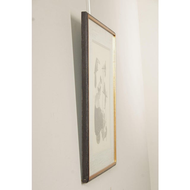 Oliver Grimley Pen and Ink Drawing, Harlequin and Friends For Sale - Image 4 of 12