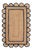 5'x8' Scallop Jute Navy Hand Made Rug, Bohemian Decor For Sale