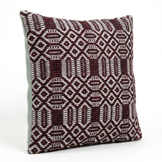 This beautiful 20'' x 20'' pillow cover was made from an authentic Turkish rug. Bright colors of wool adorn the front of...
