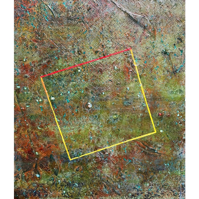 Late 20th Century Jae Hahn, Korean Abstract Minimalist Oil Painting LA Woman Artist MInimalism Jae Hahn For Sale - Image 5 of 12