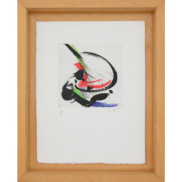 Jean Miotte, Abstract Composition D, Original Signed Engraving For Sale - Image 7 of 7