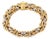 Rom Germany 18k Yellow Gold & Platinum Byzantine Link Bracelet For Sale