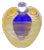 Signed Zellique Studios Heart Perfume Bottle For Sale