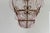 Italian Caged Pink Murano Glass Pendant from Seguso, 1950s For Sale - Image 9 of 17
