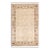 Mogul, One-of-a-Kind Hand-Knotted Area Rug in Ivory, 4' 1" x 6' 4" For Sale