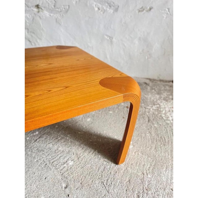 Wood Low Japanese Modern Zataku Coffee Table from Tendo Mokko, 1970s For Sale - Image 7 of 13
