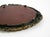 Small Mid-Century Modern French Wall Mirror with Ornate Brass Frame, 1950s For Sale - Image 15 of 17