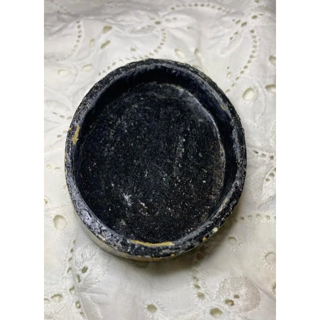 Mid 20th Century Hand Painted Kashmir Trinket Box, Black Lacquer With Gold Tree For Sale - Image 11 of 12