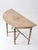 Antique Primitive Demi Lune Console Table For Sale - Image 4 of 18