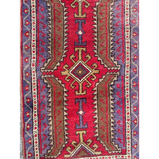 Vintage Turkish Yastik Rug, 1950s For Sale - Image 14 of 16