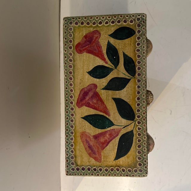 Sculpture Materials 1980s Folk Art Figurative Storage Box For Sale - Image 7 of 12
