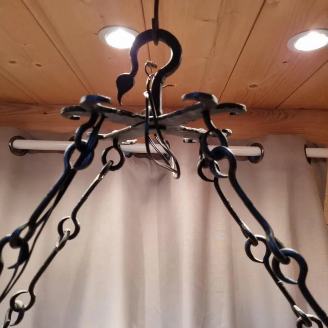 Dragon Chandelier, 1950s For Sale - Image 6 of 10