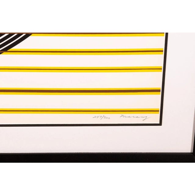 Leo Maranz Signed Lithograph Titled "#1 Overture" 247/300 Vintage Mid Century For Sale - Image 4 of 10