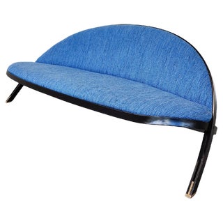 Mid-Century Modern Italian Blue Saturno Sofa by Gastone Rinaldi for Rima, 1957 For Sale