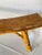 Oversized 73" Mid-Century Curved Bamboo Sling Bench – Japanese Zen Style For Sale - Image 12 of 16