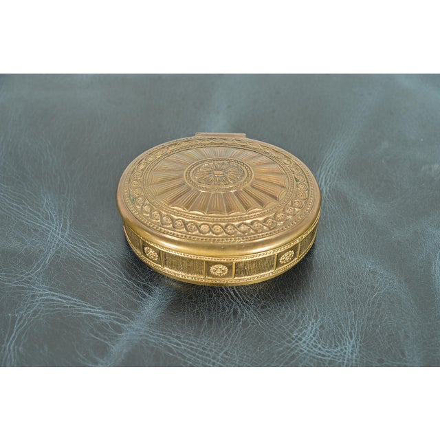 Tiffany Studios New York Adam Pattern Bronze Doré Desk Box or Jewelry Box For Sale - Image 11 of 11