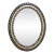 Antique English Regency Oval Mirror For Sale