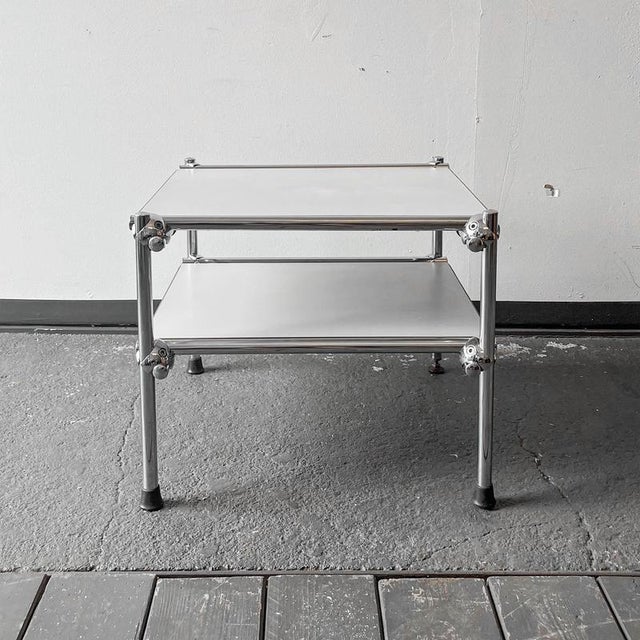 Tubular Steel Side Table For Sale - Image 5 of 18