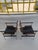 Charles Pollock Knoll Chrome Leather Armchairs a Pair For Sale - Image 9 of 12