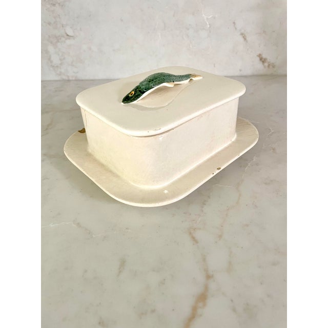 Antique German Ceramic Sardine Box For Sale In New York - Image 6 of 9