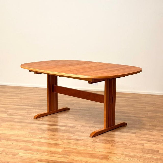 Oval Dining Table in Cherry by Gangsø, Denmark, 1990s For Sale - Image 10 of 10