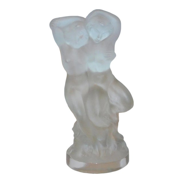 Mid 20th Century Lalique "Le Faune" Figurine For Sale