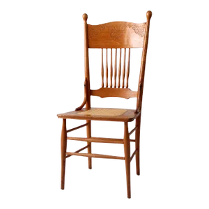 Antique Pressed Back Chair