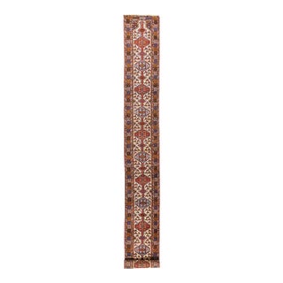 Vintage Persian Shiraz Rug Runner, 03'01 X 28'01 For Sale