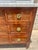 French 19th Century Louis XVI Walnut Carrara Marble Top Chest of Drawers For Sale - Image 11 of 12
