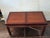 1940s Antique 1939 Asian Theme Coffee Table Mahogany Swivel Top Game Table For Sale - Image 5 of 10