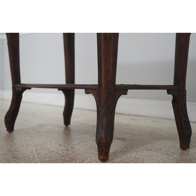 Wood Antique Early 19th Century Italian Marble Top Console For Sale - Image 7 of 18