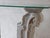 Antique Baroque Marble Console Table with Glass Top For Sale - Image 9 of 16