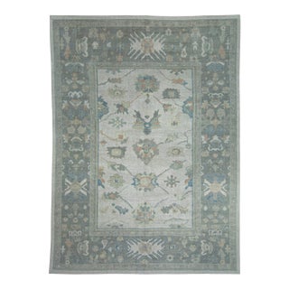 Turkish Oushak Rug 10'1" x 13'9" #18617 For Sale