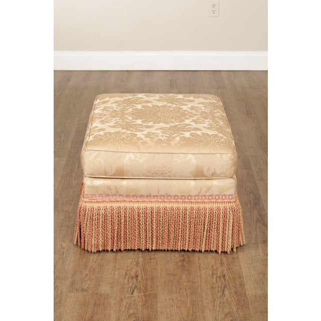 Century Furniture Pair of Fringed Ottomans For Sale - Image 12 of 12