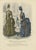 French Fashion Print, Parisian Ladies and Child Interior Scene, 1887, Paper For Sale - Image 3 of 10